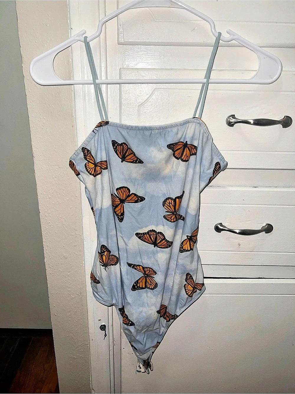 Butterfly Print One Piece